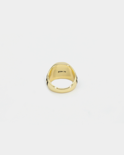 SAINT MORTA TIGER SOVEREIGN RING GOLD/BLACK