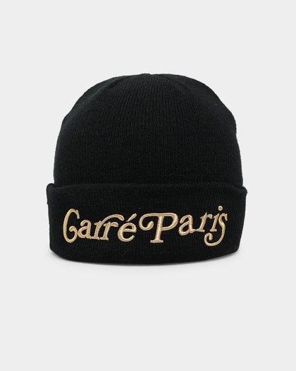 Carre Volle Beanie Black/Gold