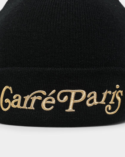 Carre Volle Beanie Black/Gold