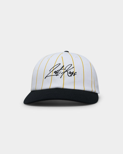Last Kings Script Pinstripe Snapback Off White/Black