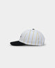 Last Kings Script Pinstripe Snapback Off White/Black