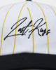 Last Kings Script Pinstripe Snapback Off White/Black