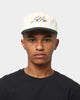 Last Kings Script Pinstripe Snapback Off White/Black