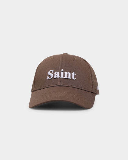 Saint Morta Alpha 6 Panel Strapback Dark Brown
