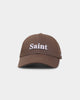 Saint Morta Alpha 6 Panel Strapback Dark Brown