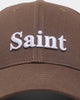 Saint Morta Alpha 6 Panel Strapback Dark Brown