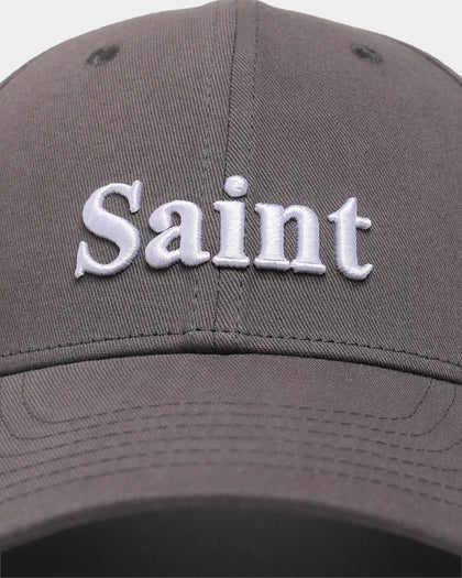 Saint Morta Alpha 6 Panel Strapback Dark Grey