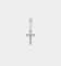 Saint Morta Mini Cross Earring Iced White Gold