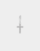 Saint Morta Mini Cross Earring Iced White Gold