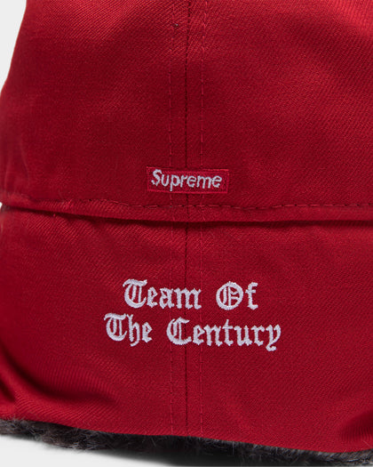 SUPREME x NEW ERA 59FIFTY EARFLAP NEW ERA RED