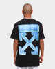 Off-White Marker Short Sleeve Slim T-Shirt Black/Blue