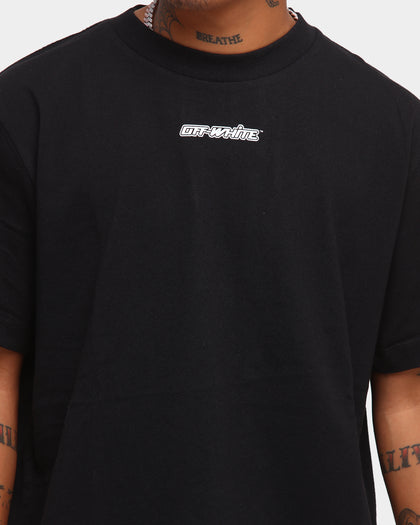 Off-White Marker Short Sleeve Slim T-Shirt Black/Blue