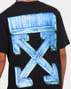 Off-White Marker Short Sleeve Slim T-Shirt Black/Blue