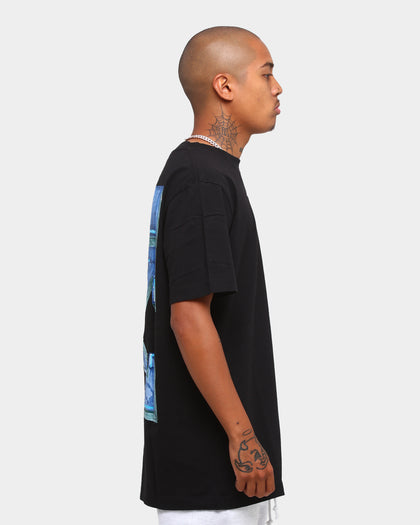 Off-White Marker Short Sleeve Slim T-Shirt Black/Blue