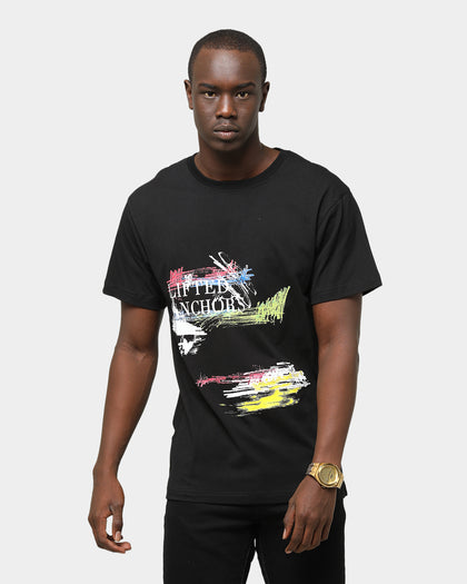 Lifted Anchors Men's Scratch Short Sleeve T-Shirt Black