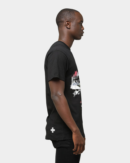 Lifted Anchors Men's Scratch Short Sleeve T-Shirt Black