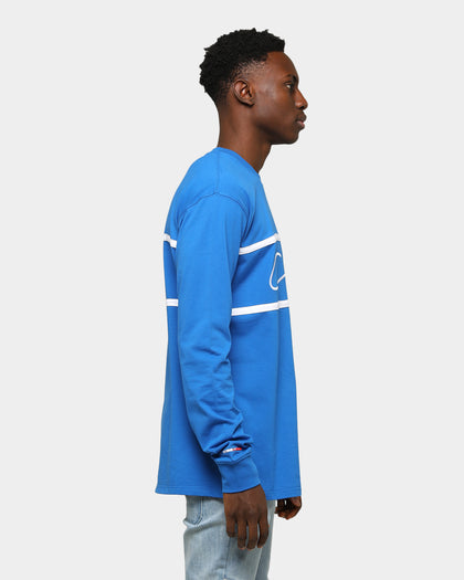 Carré Scripted Classique Long Sleeve T-Shirt Grey Blue