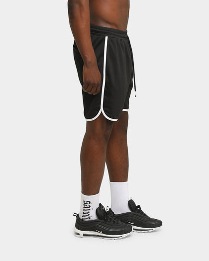 Saint Morta Era Mesh Basketball Short Black/White