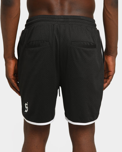 Saint Morta Era Mesh Basketball Short Black/White