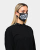 Crooks & Castles Men's Bandana Fashion Face Mask Black/White