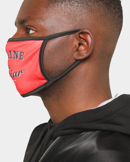 Crooks & Castles Men's Caviar Fashion Face Mask Red/Black