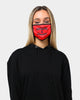 Crooks & Castles Men's Caviar Fashion Face Mask Red/Black