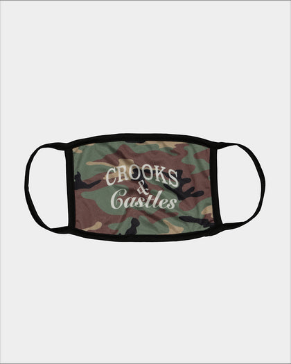 Crooks & Castles Men's Camo Fashion Face Mask Camo