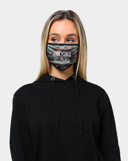 Crooks & Castles Men's Camo Fashion Face Mask Camo