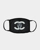Crooks & Castles Men's Double C Fashion Face Mask Black/White