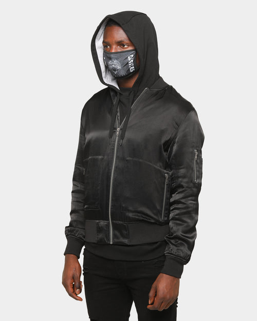 Crooks & Castles Men's Illuminati Fashion Face Mask Black/White