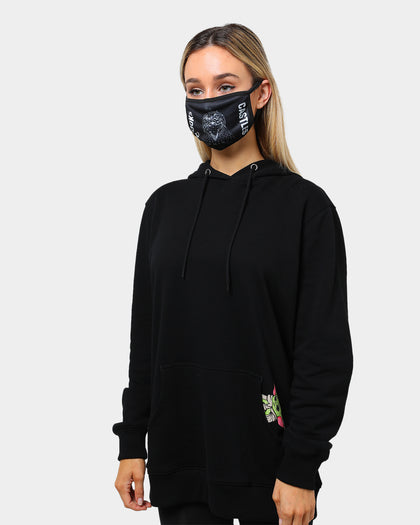 Crooks & Castles Men's Illuminati Fashion Face Mask Black/White
