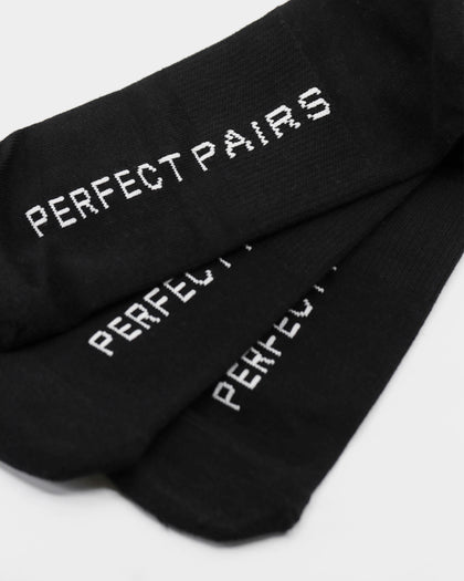 Perfect Pairs Unisex PP1 Classic Sock 3 Pack Black