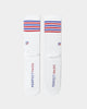 Perfect Pairs Unisex PP1 Classic Stripes Sock White