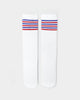 Perfect Pairs Unisex PP1 Classic Stripes Sock White
