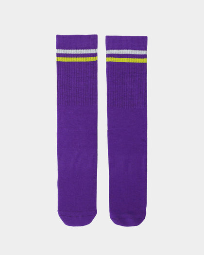 Perfect Pairs Unisex PP1 Classic L.A. Sock Purple