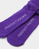 Perfect Pairs Unisex PP1 Classic L.A. Sock Purple