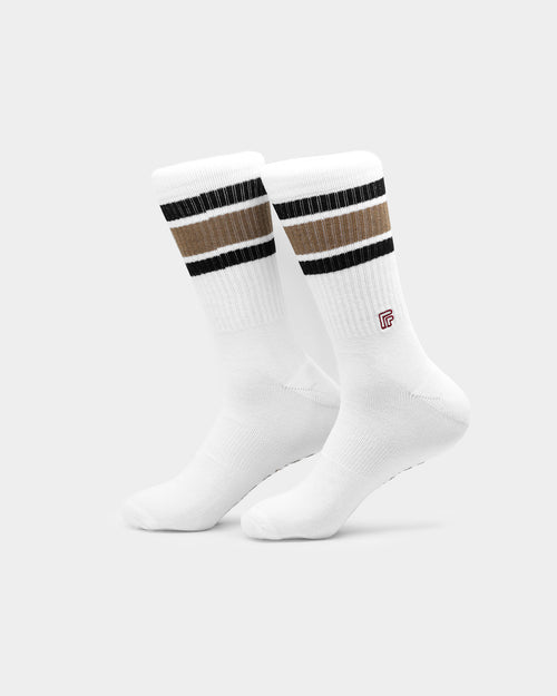 Perfect Pairs Unisex PP1 Classic Cactus Sock White