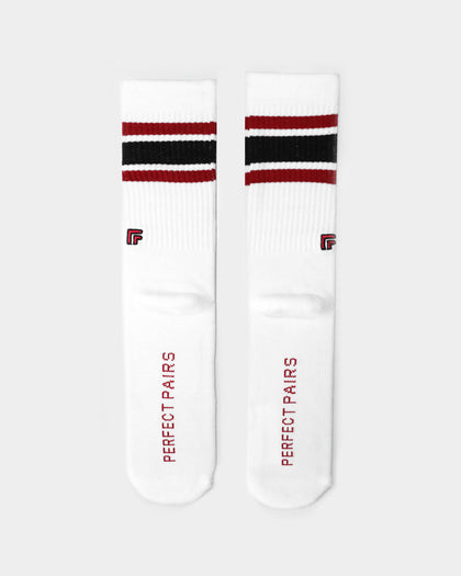 Perfect Pairs Unisex PP1 Classic Bred Sock White