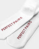 Perfect Pairs Unisex PP1 Classic Bred Sock White