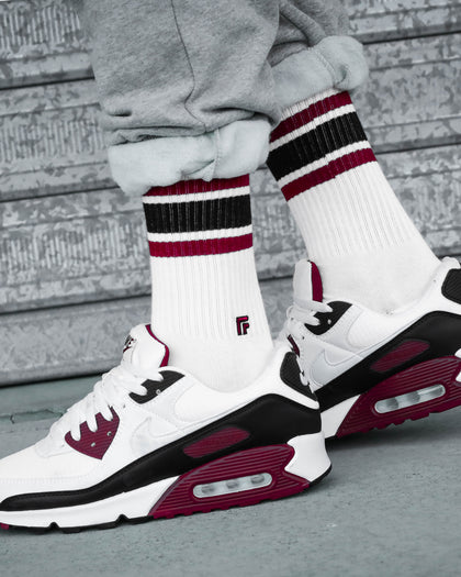 Perfect Pairs Unisex PP1 Classic Bred Sock White