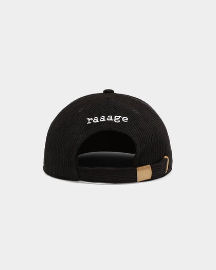 Rage Unisex Rage Corduroy Strapback Cap Black