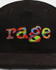 Rage Unisex Rage Corduroy Strapback Cap Black