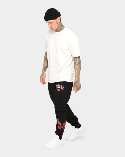 Loiter Butterfly Effect Trackpants Black