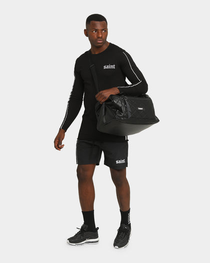 Saint Morta Era Track Shorts Black/White