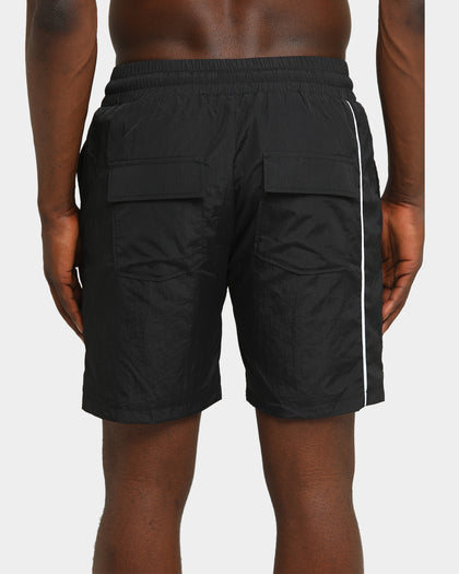 Saint Morta Era Track Shorts Black/White