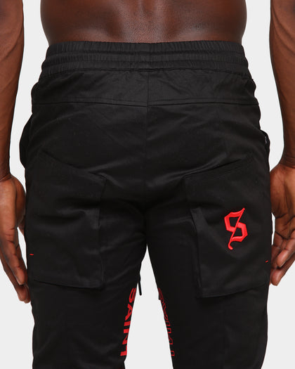 Saint Morta Reflection Jogger Black/Red