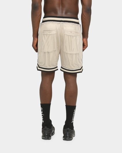 Saint Morta Essentials Basketball Shorts Stone Black