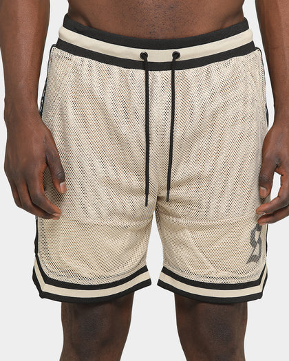 Saint Morta Essentials Basketball Shorts Stone Black