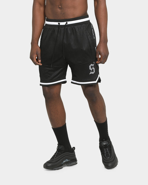 Saint Morta Essentials Basketball Shorts Black/White