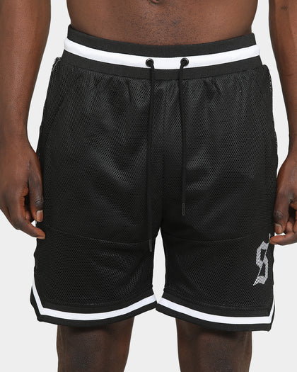 Saint Morta Essentials Basketball Shorts Black/White